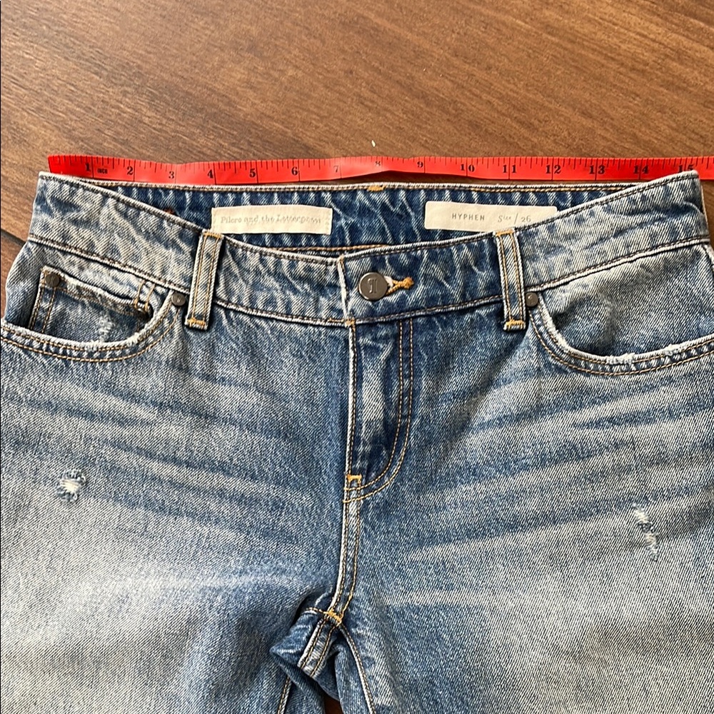 Pilcro and the Letterpress, hyphen, size 26, Frayed Hem denim Jeans - Picture 5 of 14
